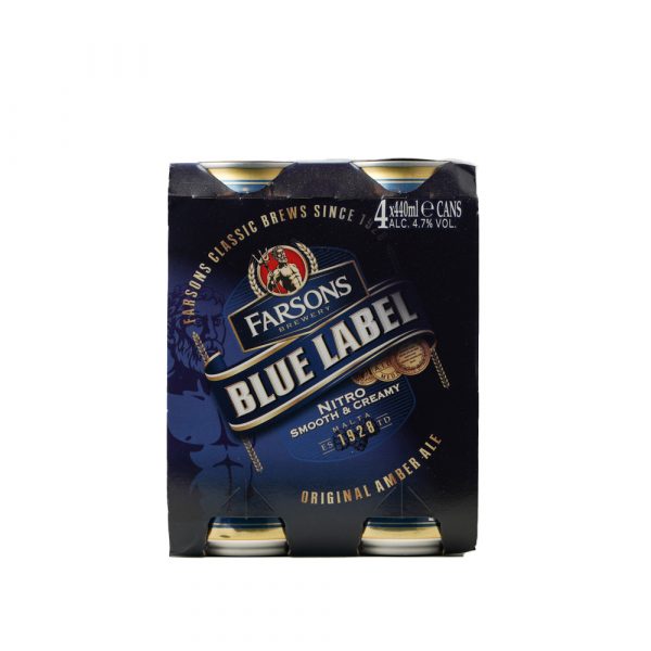 Farsons Blue Label Can 4 pack 44cl