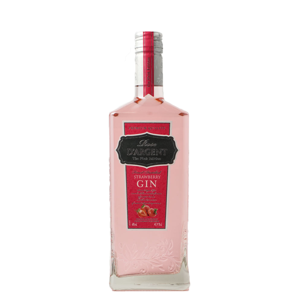Rose D’Argent Strawberry Gin 70cl