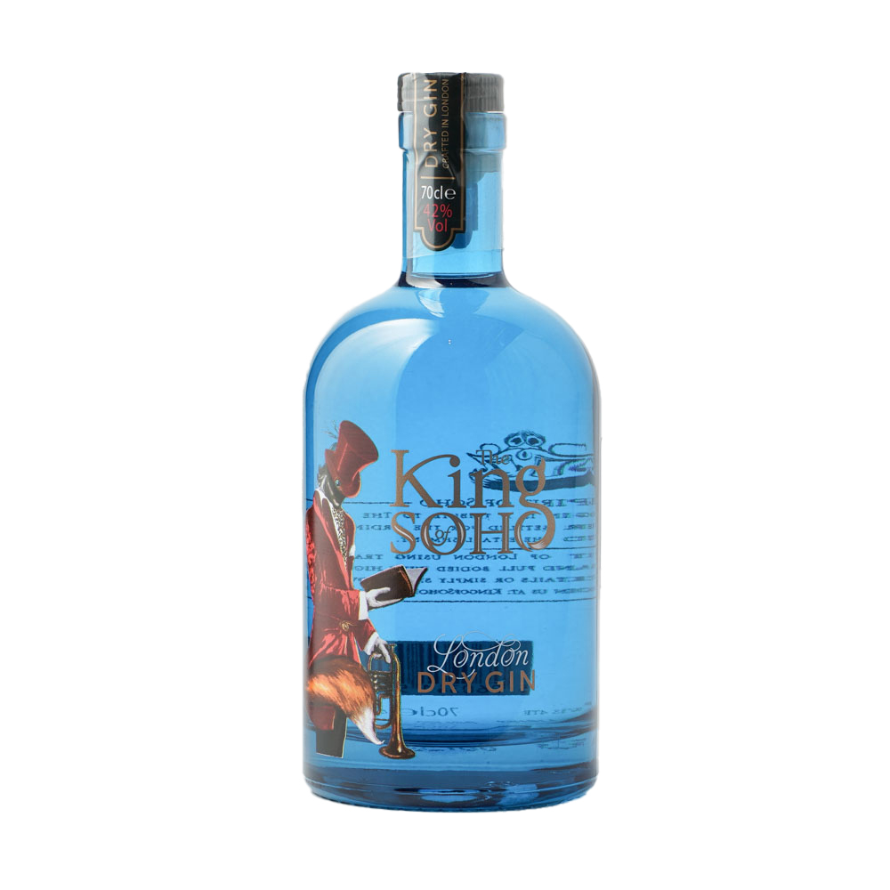 The King Soho London Dry Gin 70cl