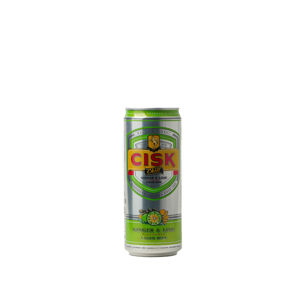Cisk Chill Ginger & Lime can 33cl