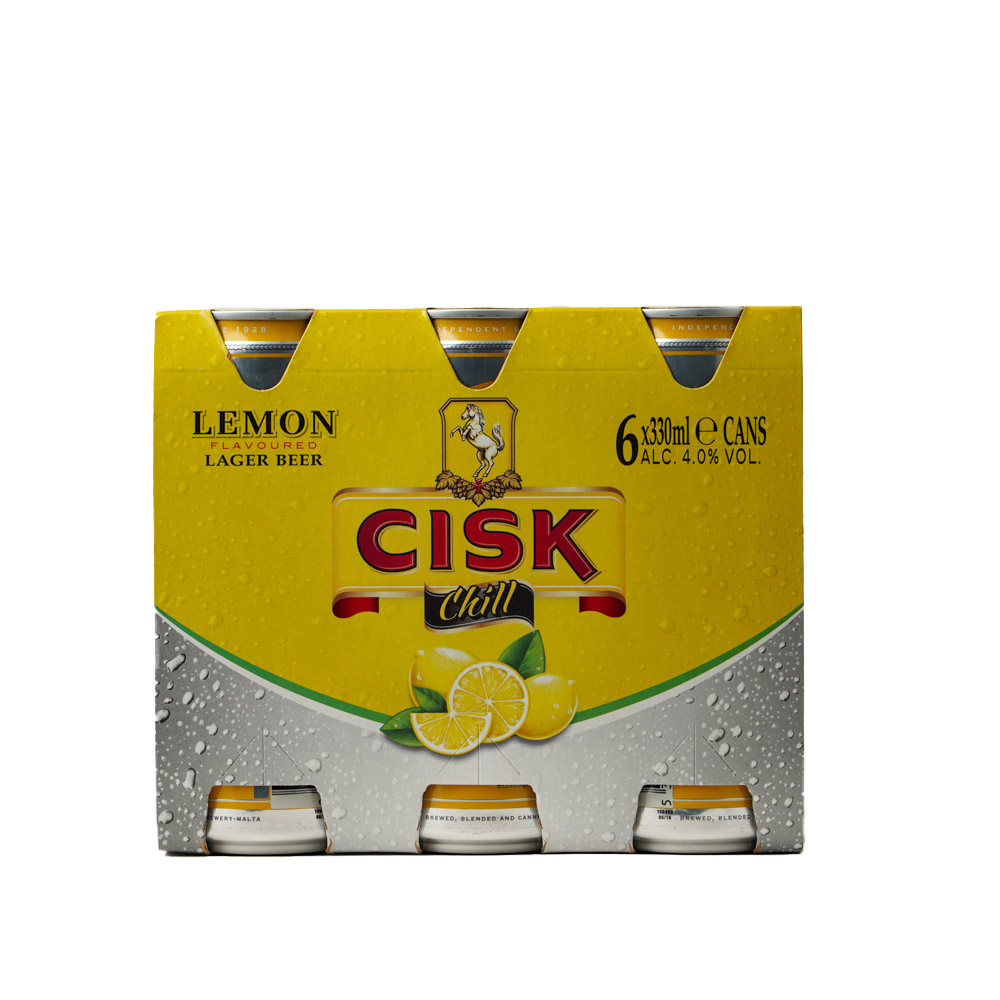 Cisk Chill Lemon Can 6 pack 33cl