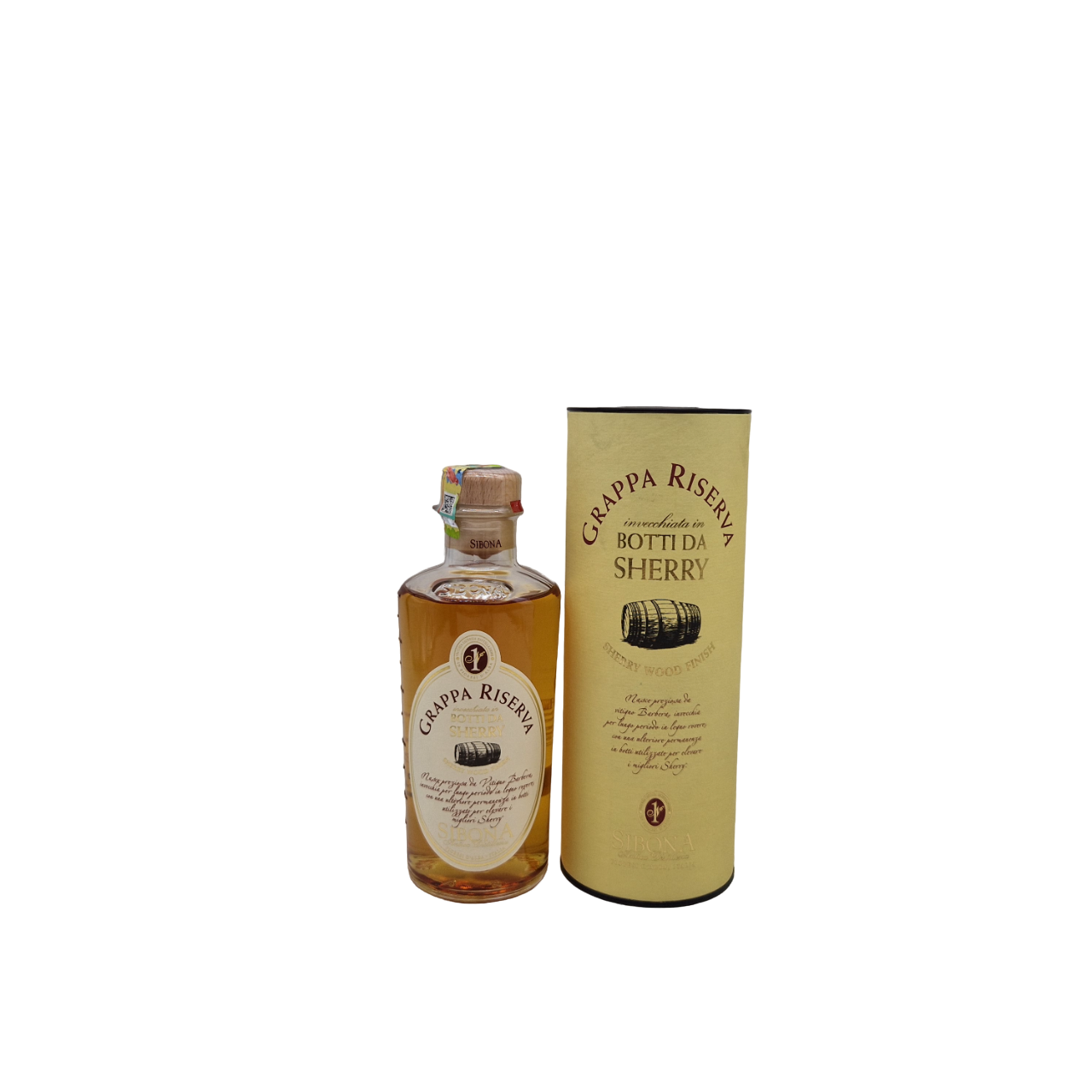 Sibona Grappa Riserva Sherry Wood Finish 50cl