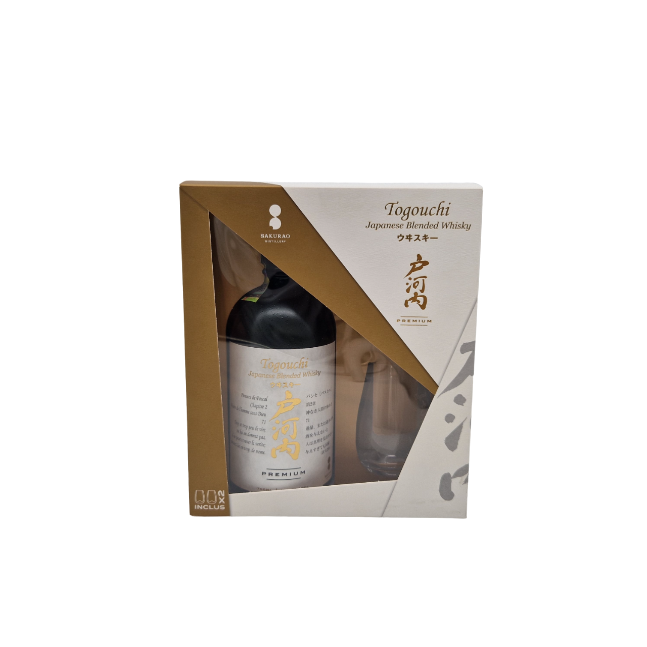 Togouchi Japanese Blended Whisky Gift Pack 70cl